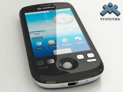 HTC Magic - Vodafone edition - 2009 - Black 3D model