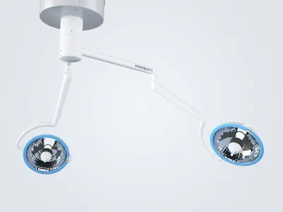 Surgical Light Two Halide 3D model