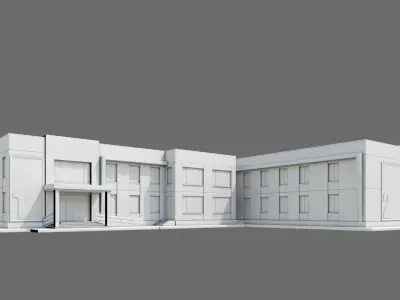 High School ID031 3D model