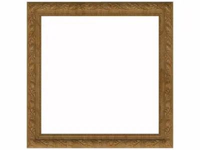 Carved picture frame STL 3D model 141