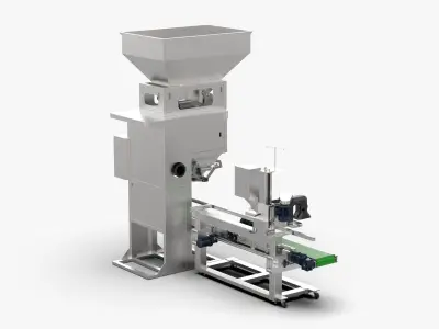 Automatic Quantitative Packaging Scale Machine 3D model