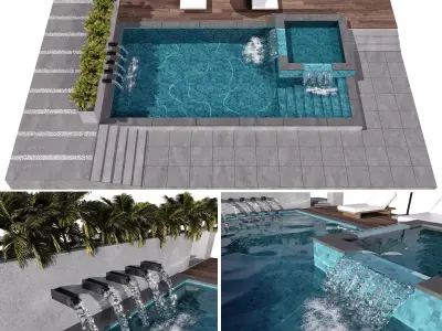 SWIMMING POOL NO83 A 3D model