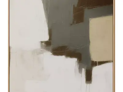 Abstract Painting Frame set 3D model 714