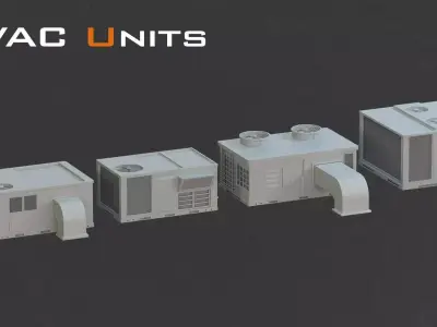 Rooftops props 3D model