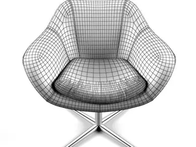 Chair Bloom Kimball 3D model