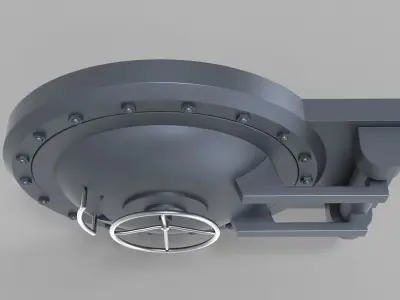 Submarine Hatch Door 3D model