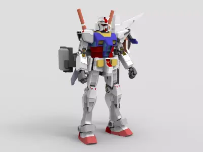 Gundam RX-78 Destroyer 3D model