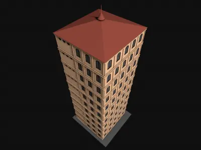 Building House v3 Civic Building 3D model