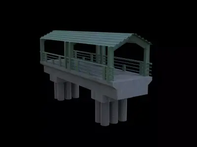 Bridge B 3D model