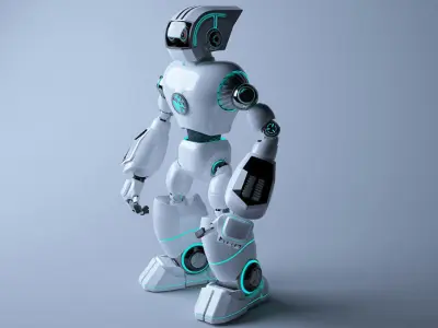 Space Robot 2 3D model