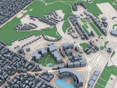 San Francisco City California 3D model