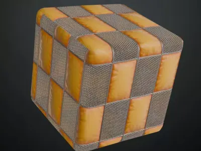 Sci-Fi Wall PBR Seamless Texture