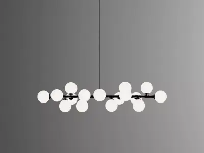 Ceiling light 3D model 80