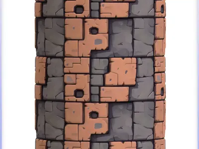 Stylized Wall Seamless Texture Texture 56