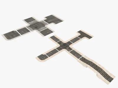 Road Street Collection 2 3D model
