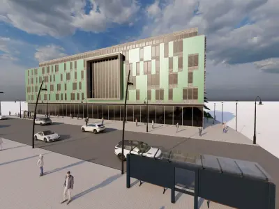 Futuristic Skyscraper-Building office-Modern office 3D model