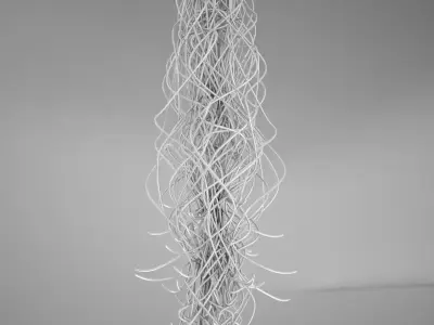 Spaghetti Lamp HD 3D model