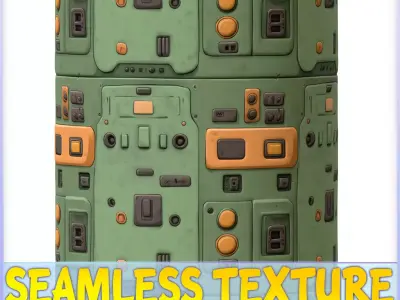 SciFi Seamless Texture Texture 2