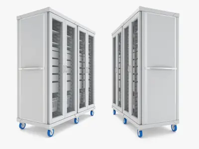 Medical - Supply Carts 4  3D model