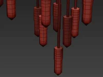 Maire chandelier 3D model