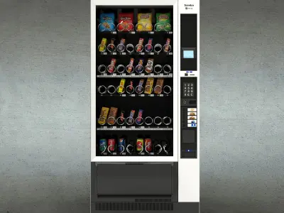 Snack Vending Machine 3D model