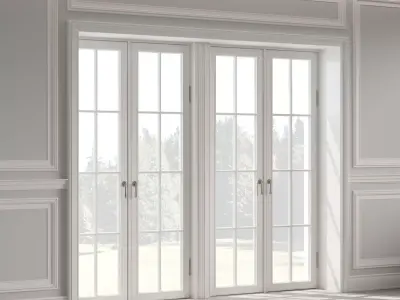 Classic door 5 3D model