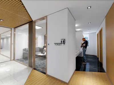 Hospital interior modern reception - Dental Clinic 3D model