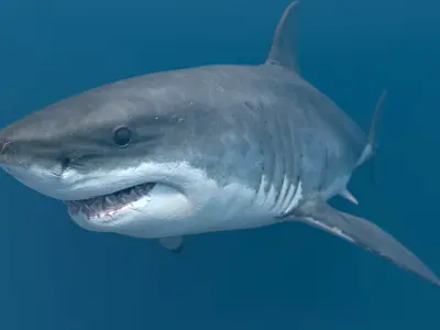  Great White Shark Rigged 