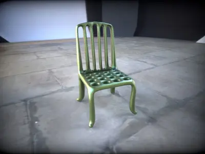 Chair art design 3 D 3D model