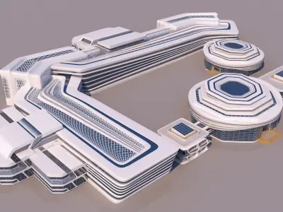 0115 - Modern Building 3D model