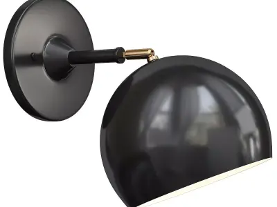 Isaac Sconce Short Arm Low-poly 3D model