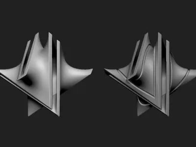 Star Minimal Surface Pendant 3D print model