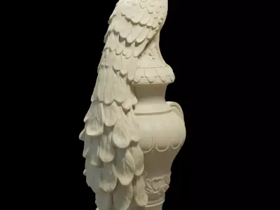 Peacock statue 3D print model purchase