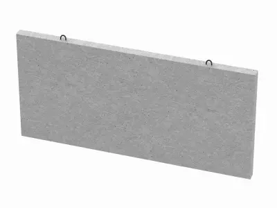 Concrete Wall Facade 3D model order