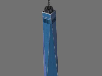 Freedom Tower 3D model