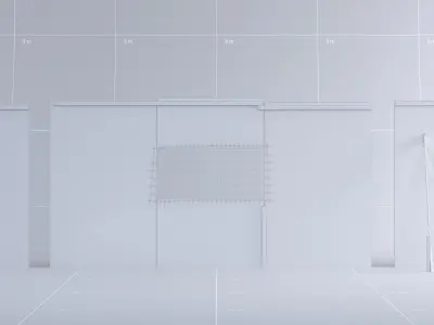 Toronto Construction Barricade 01 3D model