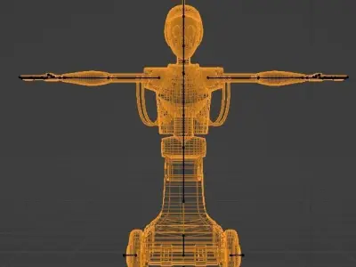 Server Bot-- FNAF Security Breach Low-poly 3D model