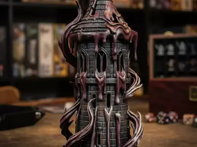 ldritch Horror Tower Tabletop RPG Scenery Free 3D print model