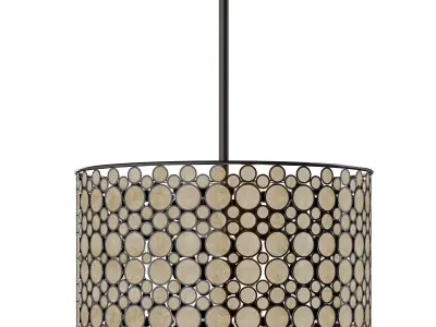 Pottery barn Marina Drum Pendant 3D model