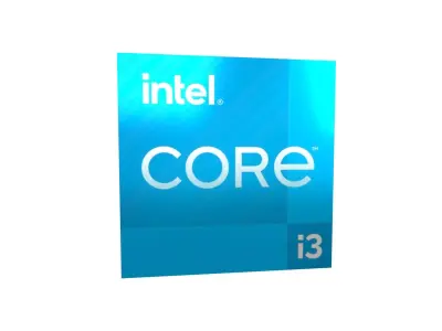 Intel CPU Tag i3 v1 003 Low-poly 3D model