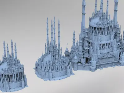 Somnath Temples sci fi   3D model