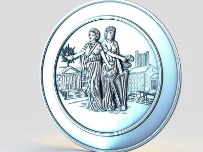 City Seal A15924 3D print model