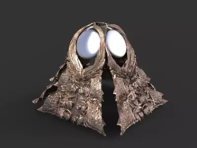 Blood pyramid Shell 3D 3D model