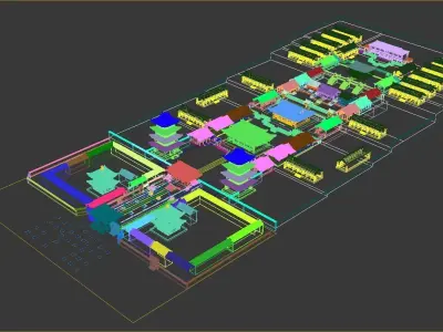 Shaolin Temple 3D model