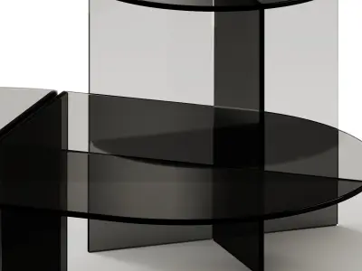 Fifty Tall Coffee Tables by Sebastian Scherer 3D model