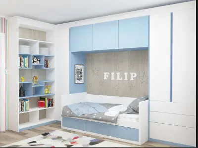BLUE BABY ROOM 3D model