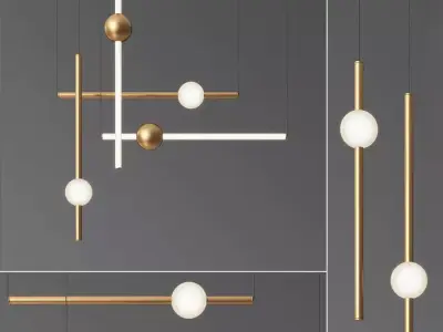 Orion Tubelight Lee Broom 3D model