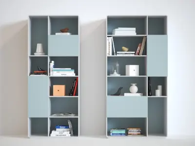 Loop D Bookcases 3D model