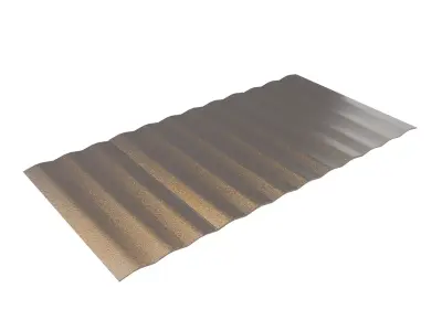 Iron Sheet v1 001 Low-poly 3D model