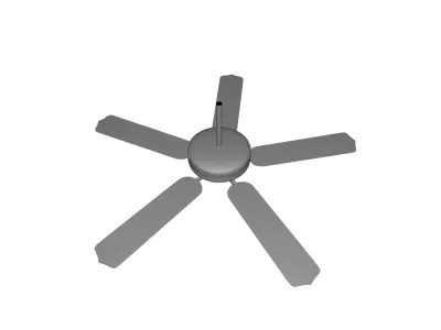 Kelsi Blade Standard Ceiling Fan  3D model